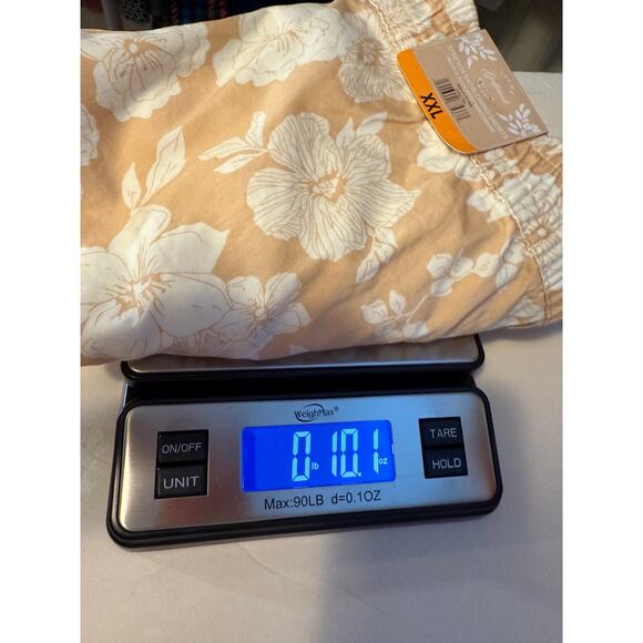 NWT Jach’s Girlfriend XXL Floral Shorts tan White Summer Casual Resort Cotton - Picture 13 of 13